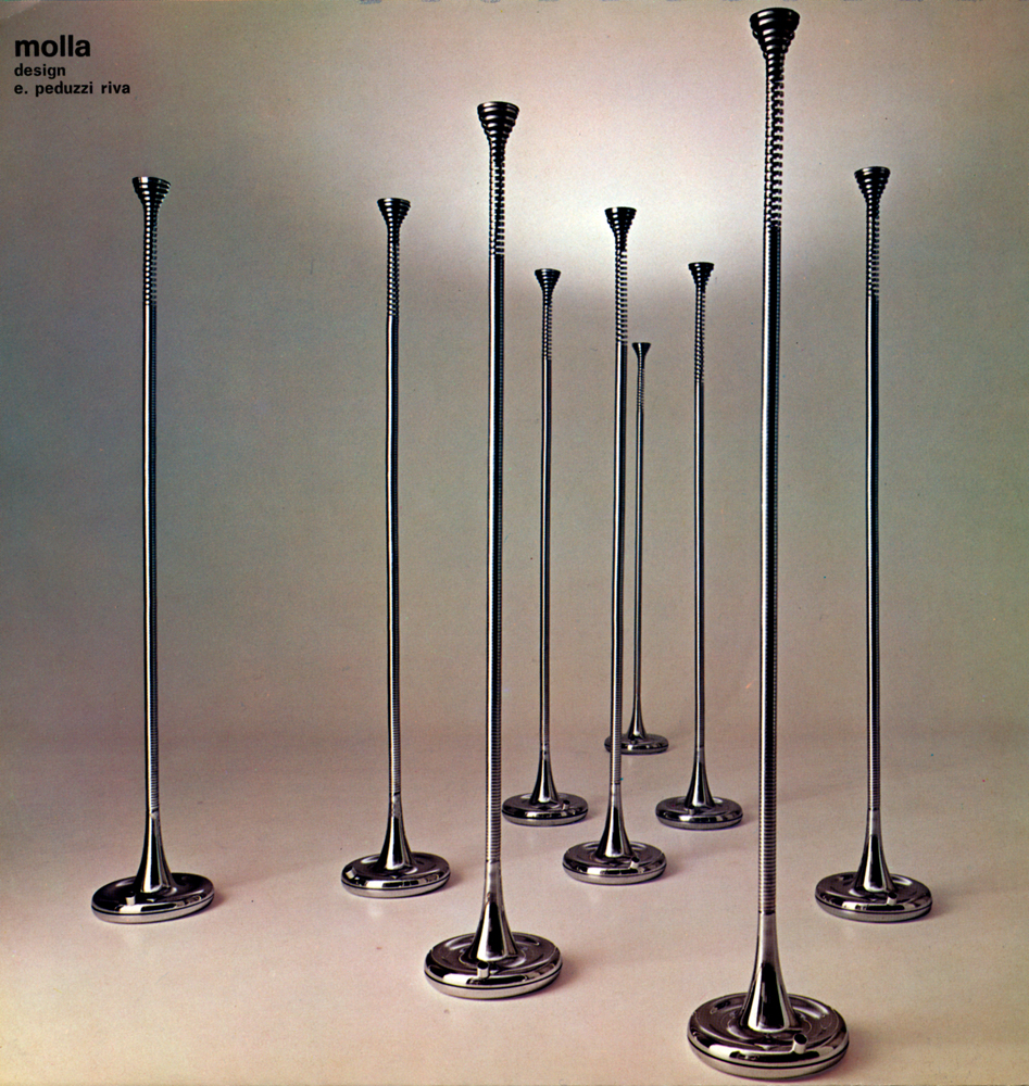 Lampada Molla Halogenständerlampe - Prod. Candle, 1971